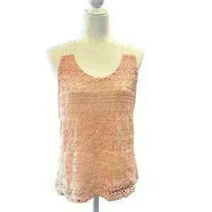 NWT Fashion Model Size L woment three tier spaghetti strap tank top